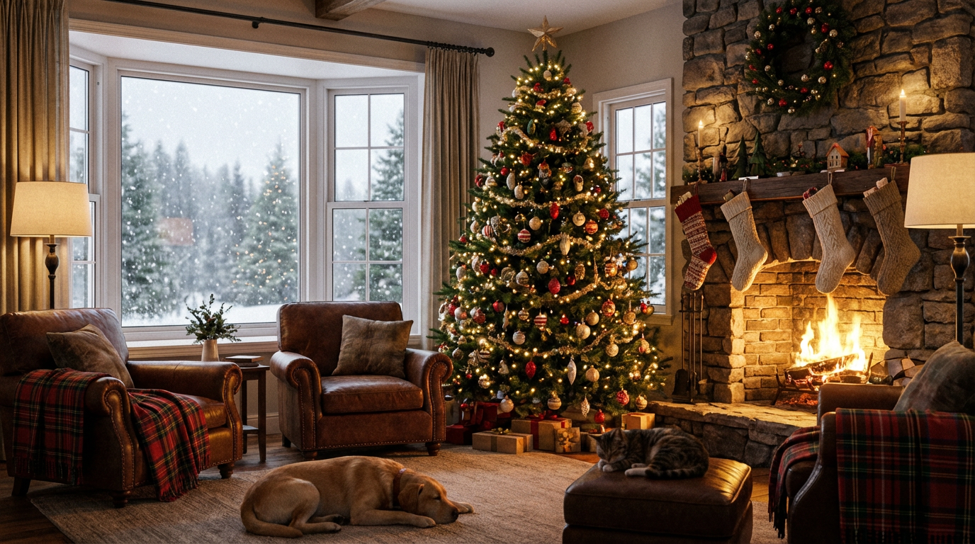 溫馨聖誕客廳