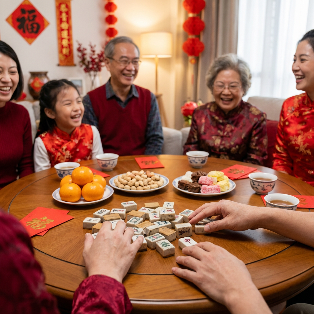 闔家歡樂打麻將