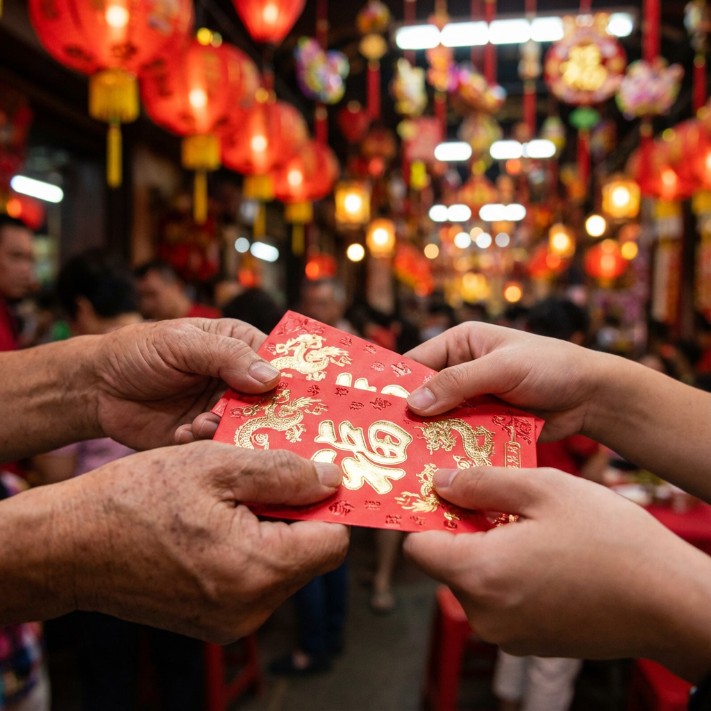 喜氣紅包特寫