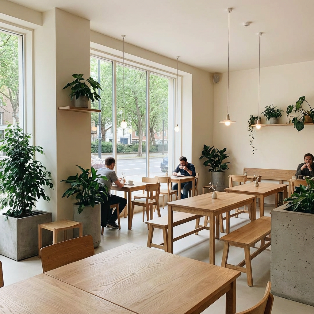 極簡主義咖啡廳